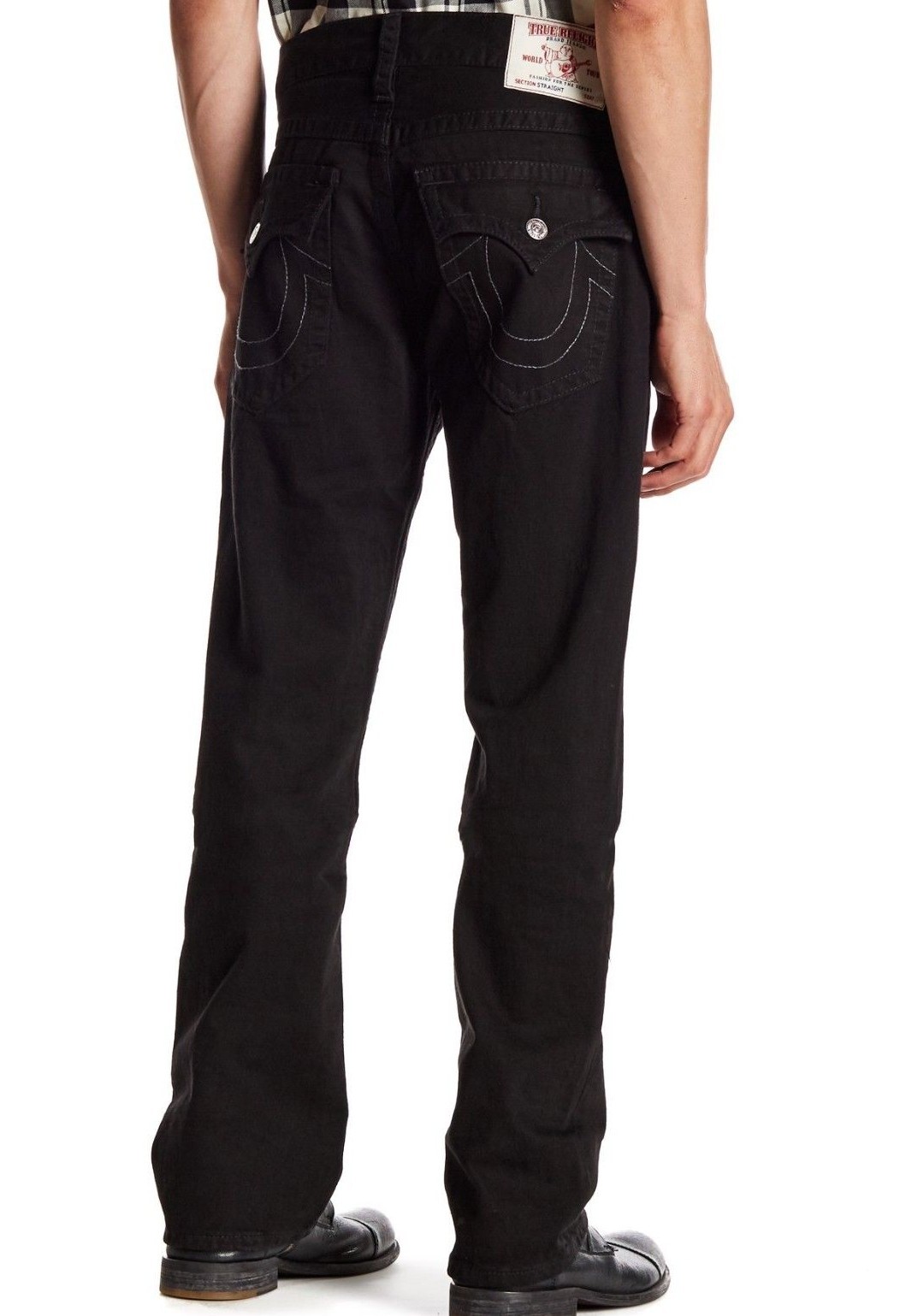 パンツ true religion black denim True Religion Ricky Super T Jeans Black | Mainline Menswear