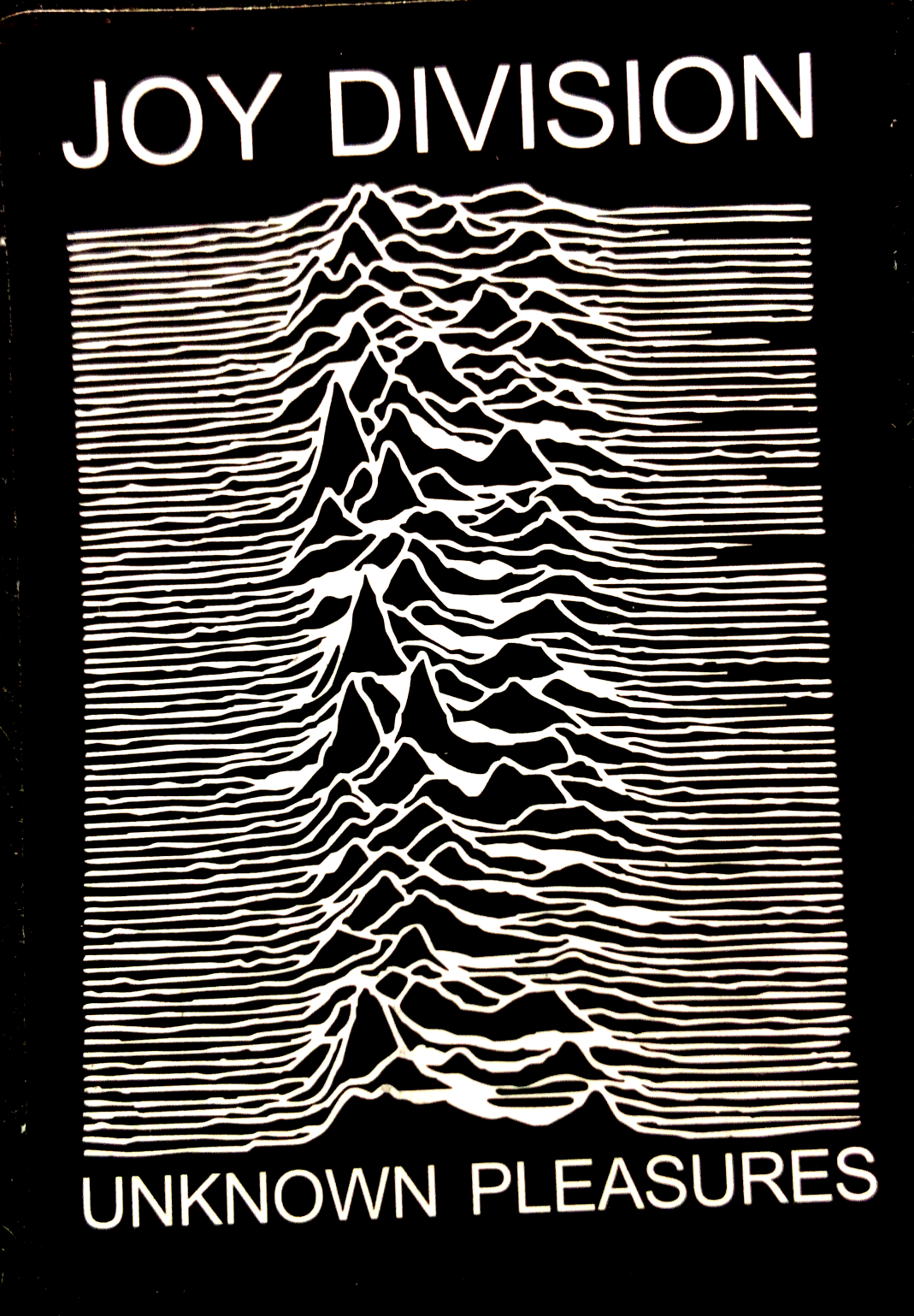 JOY DIVISION STICKER “UNKNOWN PLEASURES” 2 X 3” GREAT