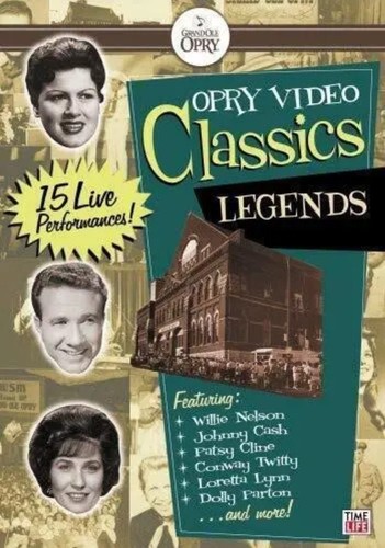 OPRY VIDEO CLASSICS•Legends [NEW/SEALED DVD] Willie, Cash