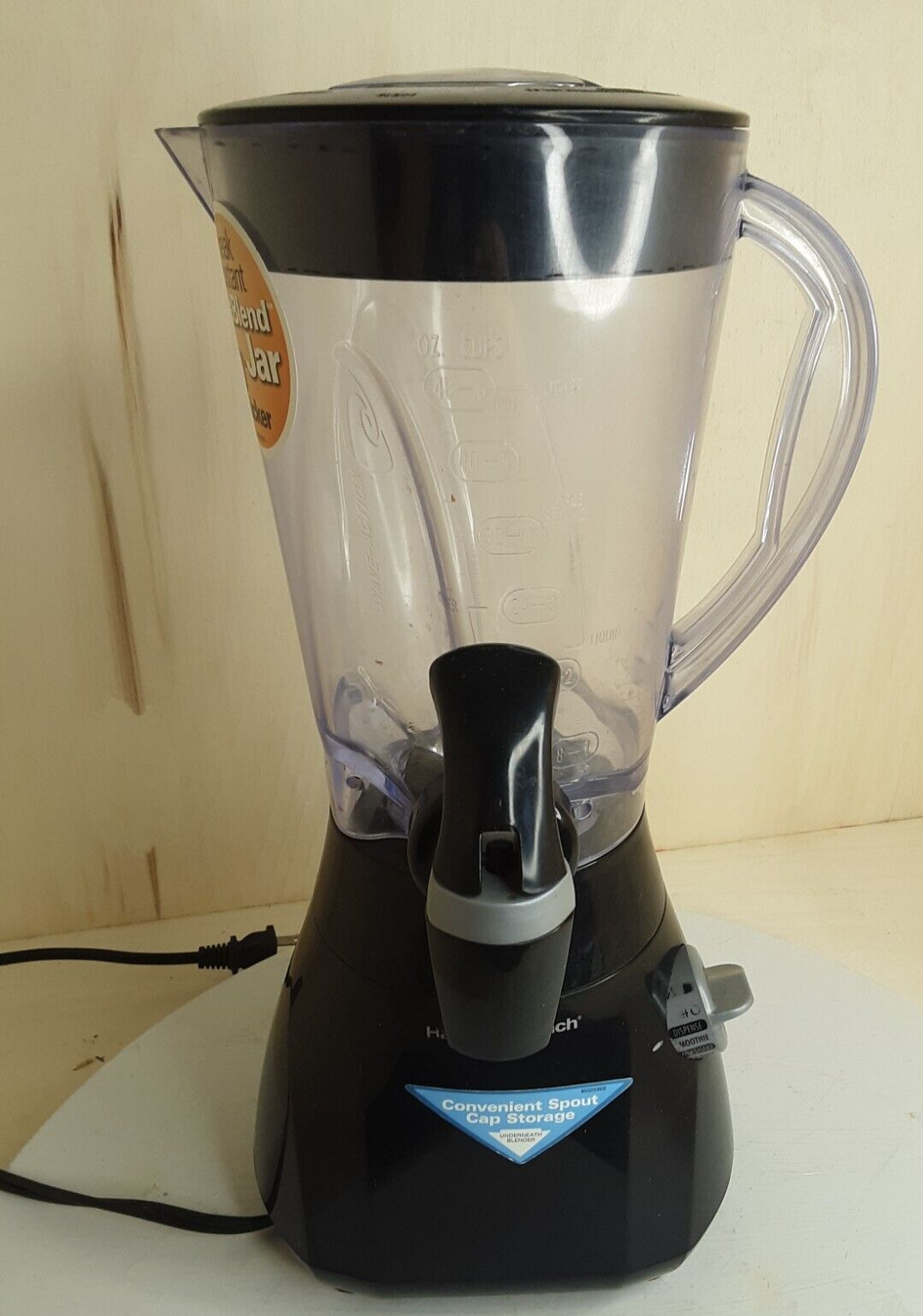 Black 54615 Tested Hamilton Beach Wave Station Express Dispenser Blender