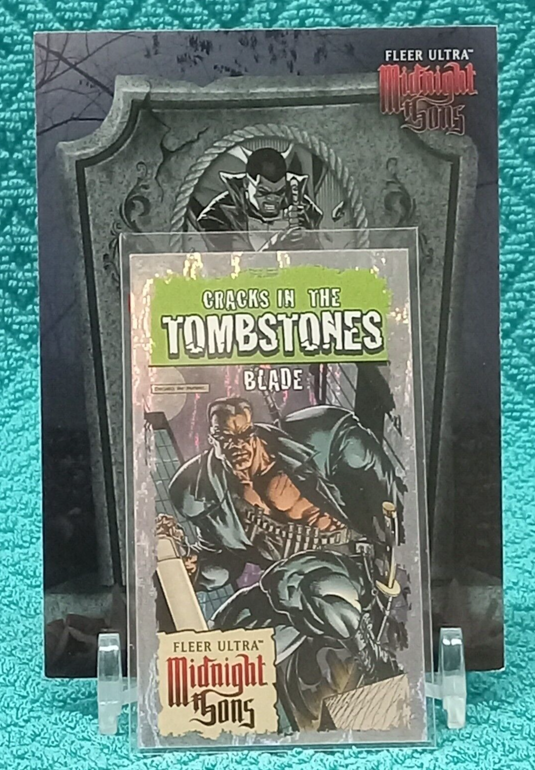 Blade 2023 Marvel Fleer Ultra Midnight Sons Silver Base Card