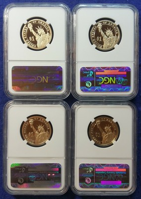 2014 S NGC PF70 PRESIDENTIAL DOLLAR PROOF COIN SET