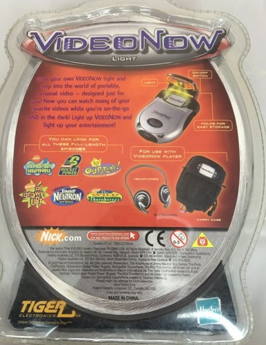 VIDEO NOW LIGHT for Video Now Player NEW SEALED 2003 Hasbro Tiger #66715
