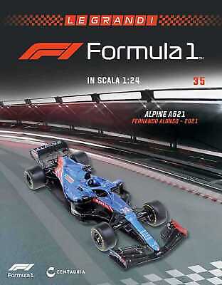 NEWS: 1:24 F1 ALPINE A521 - Fernando Alonso 2021 ALTAYA +Magazine no Minichamps