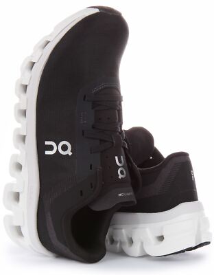 Pre-owned On Running Cloudflow 4 Mens Sneaker Black White Size Us 6 - 13
