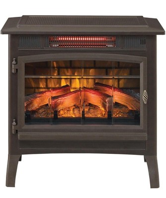 Great Deal!!Duraflame  Electric Infrared Heater Fireplace Stove , Bronze Finish
