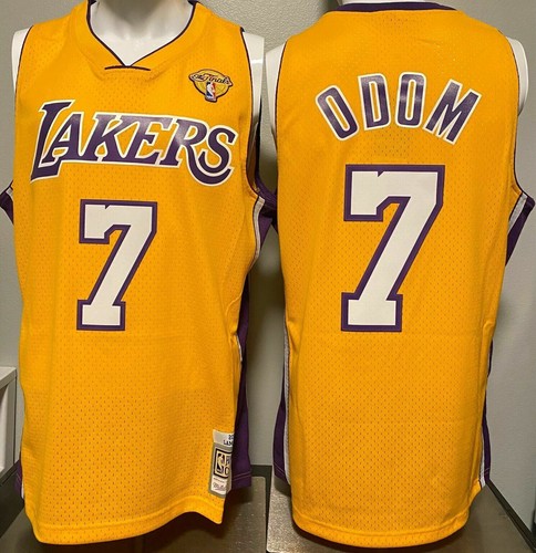 Lamar Odom LA LAKERS 2010 NBA FINALS Mitchell & Ness