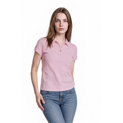 Lilly Pulitzer Luxletic Polo Shirt Women's Size Large Pink Gold Buttons Top