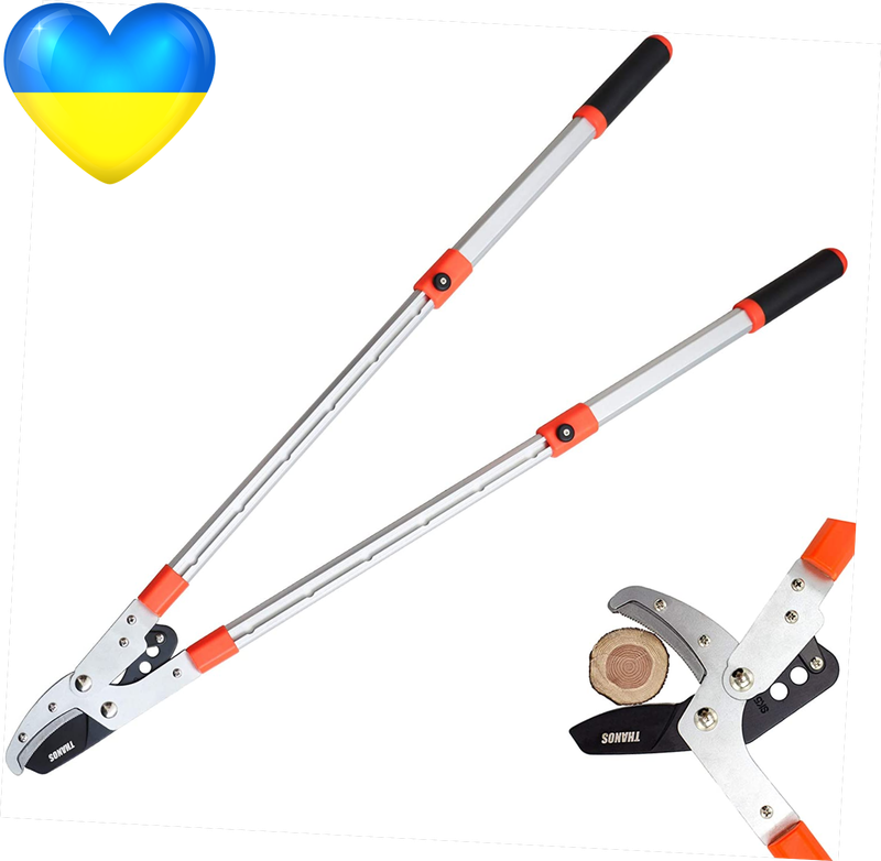 Telescopic Heavy Duty Branch Cutter Extendable Anvil Loppers Tree Trimmer 28-40'