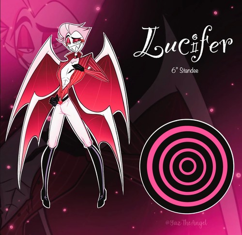 Hazbin Hotel Lucifer Valentine Inspired Standee | eBay