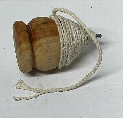  New Wooden Spinning Top Tops Toy Adult Kid Trompo Trompos with cord con cabuya