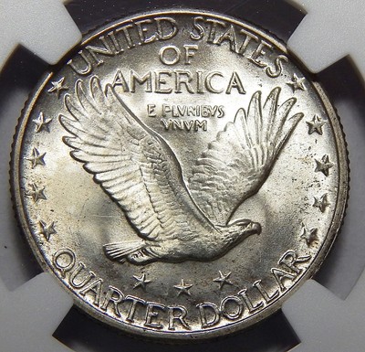 1930 NGC MS64+ (FULL HEAD) STANDING LIBERTY QUARTER
