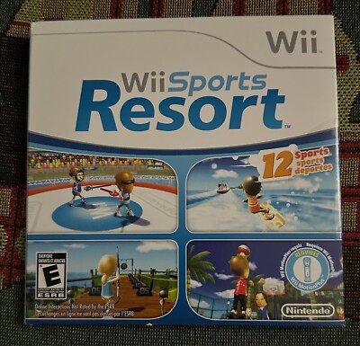 Nintendo Wii Sports Resort (2009) Cardboard Sleeve With Manual - Game NEW SEALED