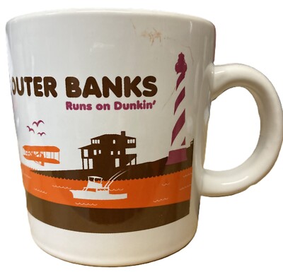 Dunkin Donuts Outer Banks, North Carolina Coffee Collectible Mug, Cup (2013)