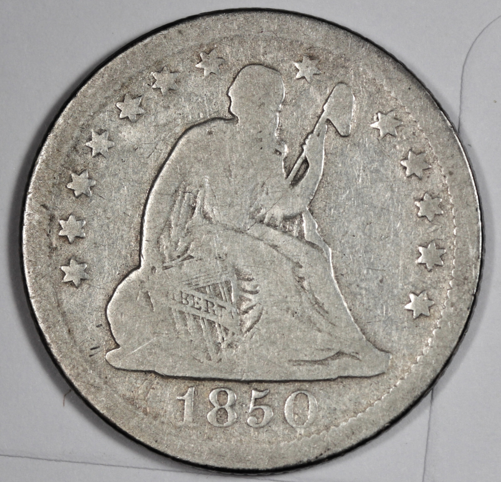 1850-o Seated Liberty Quarter. VG-F. 200395 | eBay