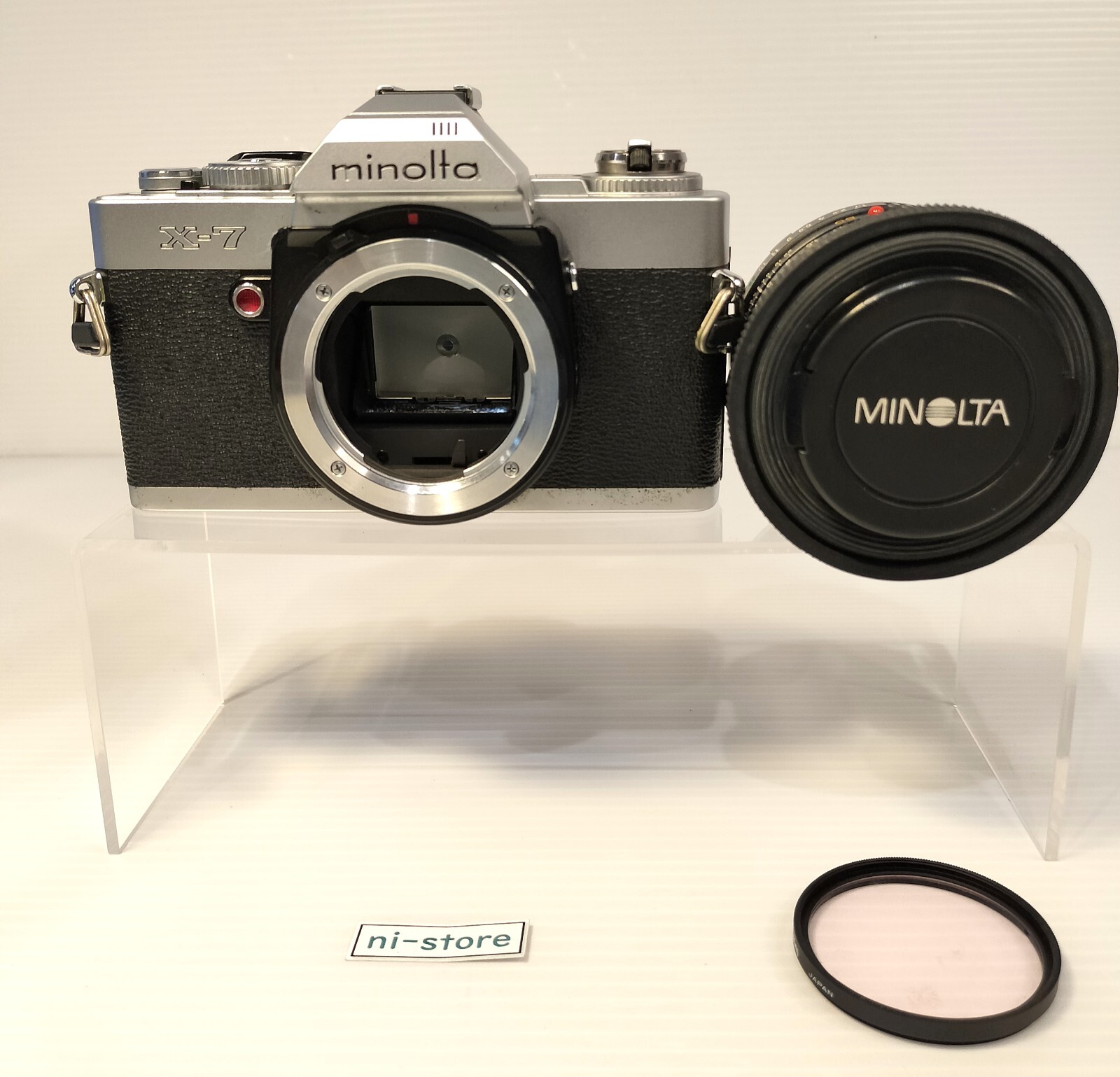 ミノルタ X-7 ミノルタX-7ブラック (MINOLTA X-7 Black) | Camera Museum by
