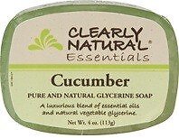 Clearly Natural Soap (Glycerine)-Cucumber 4 oz Bar Soap