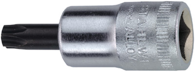 Stahlwille 02100040 Silver Alloy Steel 49TX 3/8 Screwdriver For Torx Size T40