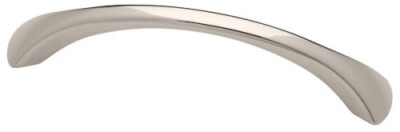 (5 Pack) 3-3/4 inch Modern Pull Polished Nickel