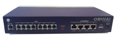 Obihai OBi508vs Universal Telephone Adapter with 8-Phone Ports FXS, T.38 Fax, 1