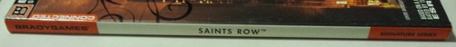 Saints Row Bradygames Signature Series Guide With Poster XBOX 360