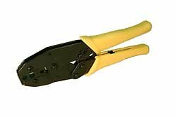 New Rachetting Coax Crimp Tool RG58,59,6 also crimps center pins - Philmore WS36