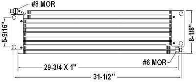 Cummins para automóviles y camiones evaporadores de A/C
