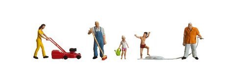 Faller H0 - 120250 - Landschap - Goederenoverslag met bewegende figuren