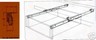 GRANT #354-22" DRAWER SLIDES, STEEL, UNDER-COUNTER MOUNTED, ZINC-PLATED