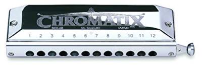 SUZUKI SCX-48 Chromatic Harmonica 12 hole 48 sound  3octaves C Key SCX48-C
