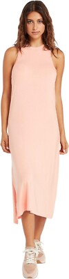 NWT VOLCOM STONE LIGHT HAZEY PINK SIDE SLIT DRESS SZ XL