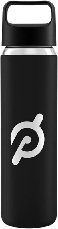 Glass Water Bottle | 16 Oz. Bottle with Non-Slip Silicone Sleeve, Easy-Screw Top