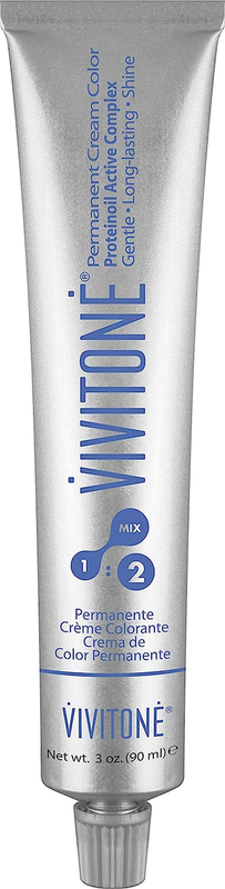 Vivitone Permanent Cream Color (5N Light Brown) 3oz. - 100% Grey Coverage, Long