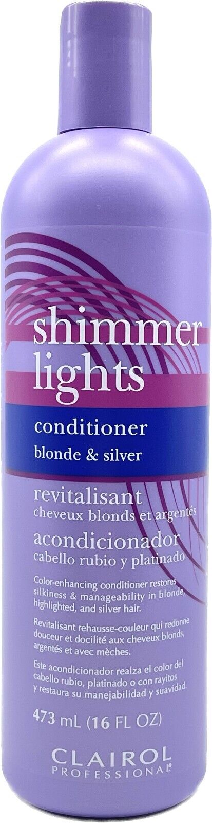 Clairol Professional Shimmer Lights Кондиционер для светлых и серебристых волос 16 унций