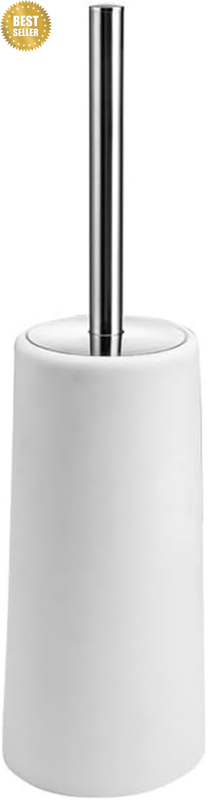Toilet Brush and Holder, 2 Pack Toilet Brush with 304 Stainless Steel Long Handl