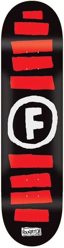 Skateboard Deck Doodle Stripe Black 8.0