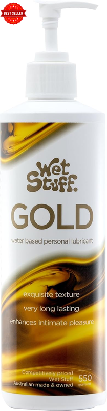 Gold 550G Pump Bottle Water Based Lubricant