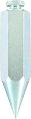 Level & Tool 08 Steel Hexagonal Plumb Bob, 8 Oz., Steel Finish, 1 Pack