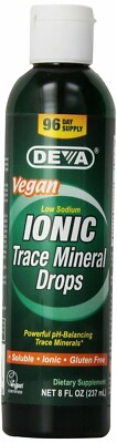Deva Nutrition Trace Mineral Drops, Vegan, 8 oz