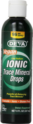 Trace Mineral Drops, Vegan, 8 Oz,11001