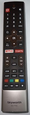 Genuine HS-7700J Skyworth Led TV Remote Control G2A G6 E3 E6D 65U2A Android Oem