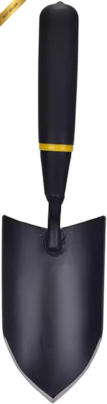 Flower Planting Tool Gardening Shovel, 12.5×2.55In, Steel with Resin Rubber Hand