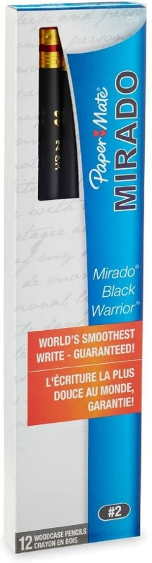 Mirado Black Warrior Pencils, Black, HB #2, 12 Count