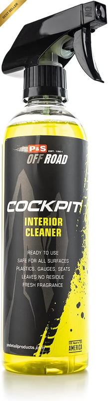 P\&S Off Road Cockpit Interior Cleaner for Plastic Rubber Vinyl Leather 1 Pint