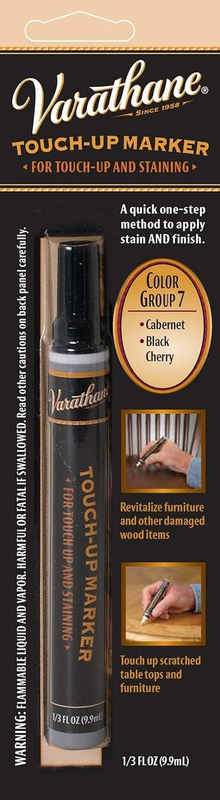 Varathane 215358 Wood Stain Touch-Up Marker for Cabernet, Black Cherry