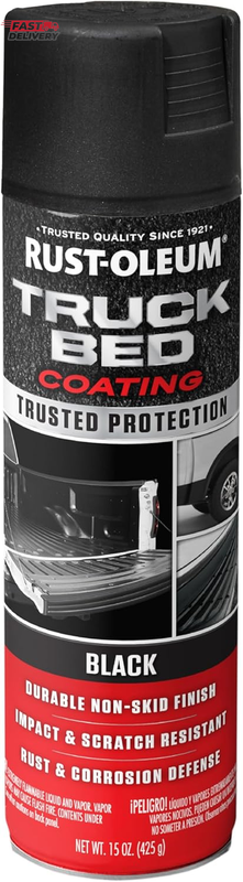 static co., ｜WAVE (silver) Rust-Oleum 248914 Automotive Truck Bed Coating Spray, 15 Oz, Black