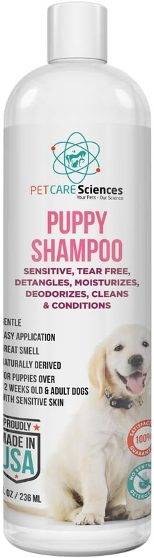 8 Fl Oz Tearless Puppy Shampoo and Conditioner - anti Itch Dog Shampoo Sensitive