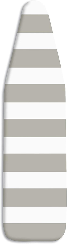 Whitmor Ironing Board Cover with Pad - Paloma Gray Stripe