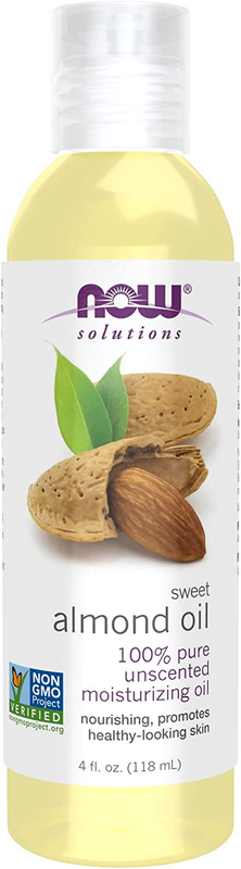 NOW Solutions, Sweet Almond Oil, 100% Pure Moisturizing Oil, Promotes Healthy