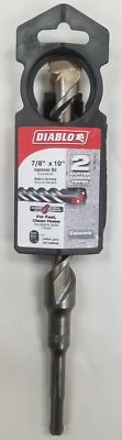 Diablo DMAPL2500 SDS-Plus 2-Cutter Hammer Bit, 7/8'' x 10''